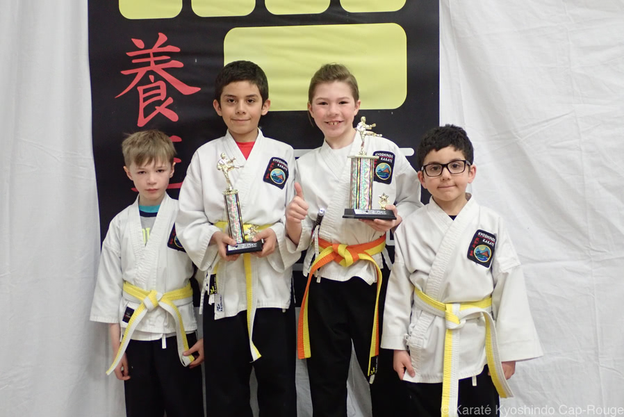 Image - Quatre membres de Karaté Kyoshindo Cap-Rouge ont participé au Championnat provincial Yoseikan Beauce 2020