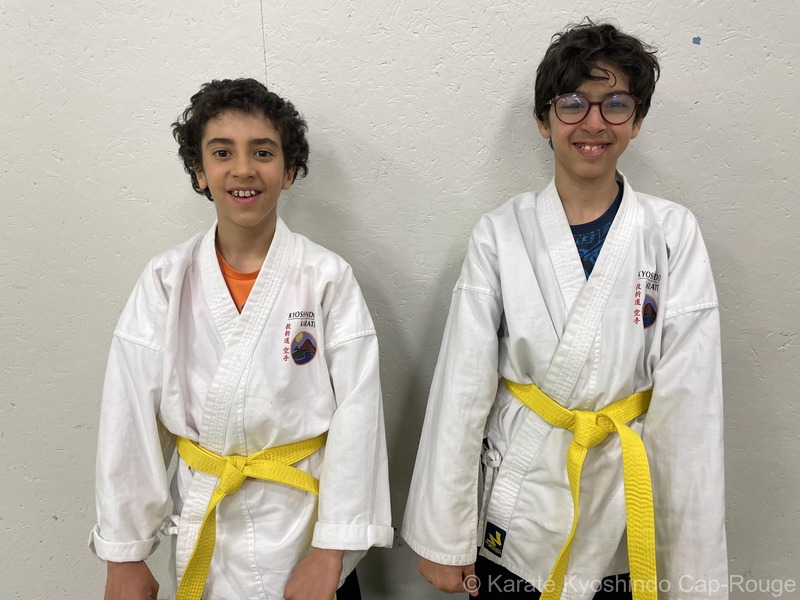 Image - Redwan et Adam, ceinture jaune, 25 avril 2023