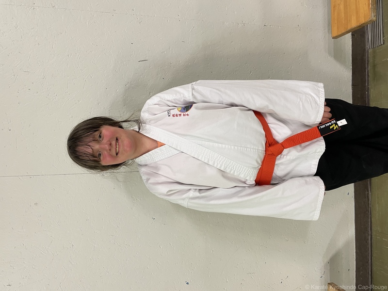 Image - Camille, ceinture orange, 16 mai 2023